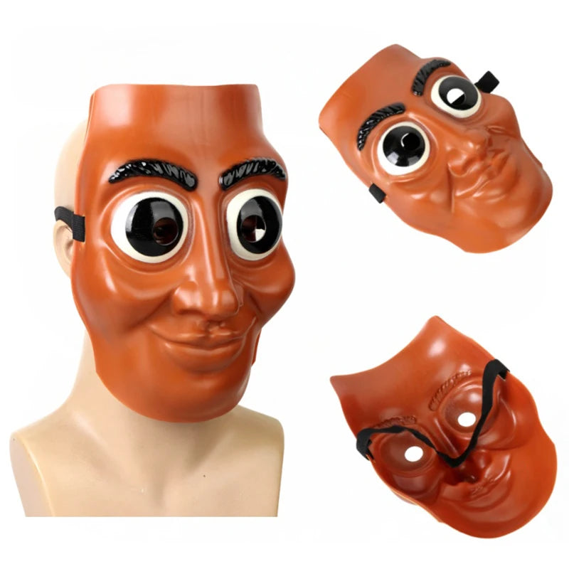 Accesorios de Cosplay de Brainrot italiano, máscara facial de Halloween de Tung Tung Sahur, máscaras de fiesta, juguete de Anime, decoración de Festival, disfraz divertido