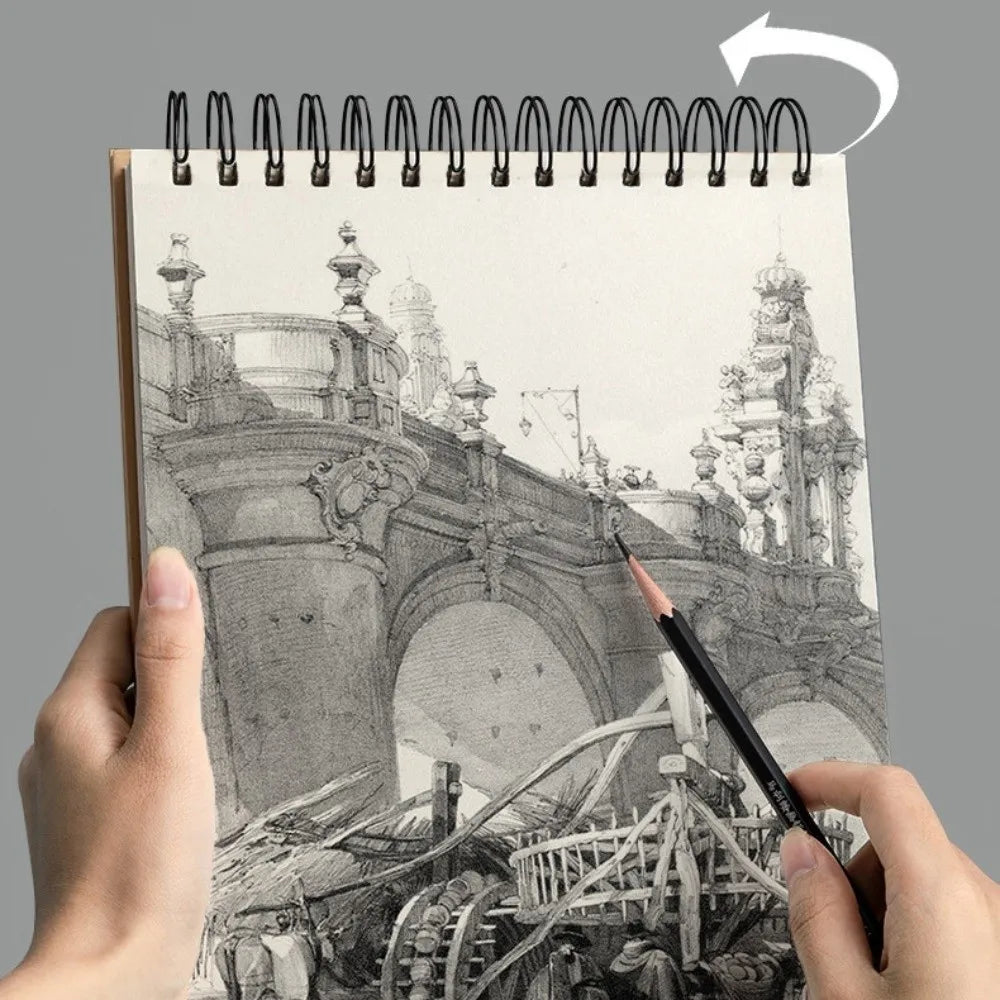 Cuaderno de Hojas Sueltas con Encuadernación Superior A4 A5 A6 8K 16K para Tomar Notas, Bloc de Notas, Diario, Libreta, Material Escolar