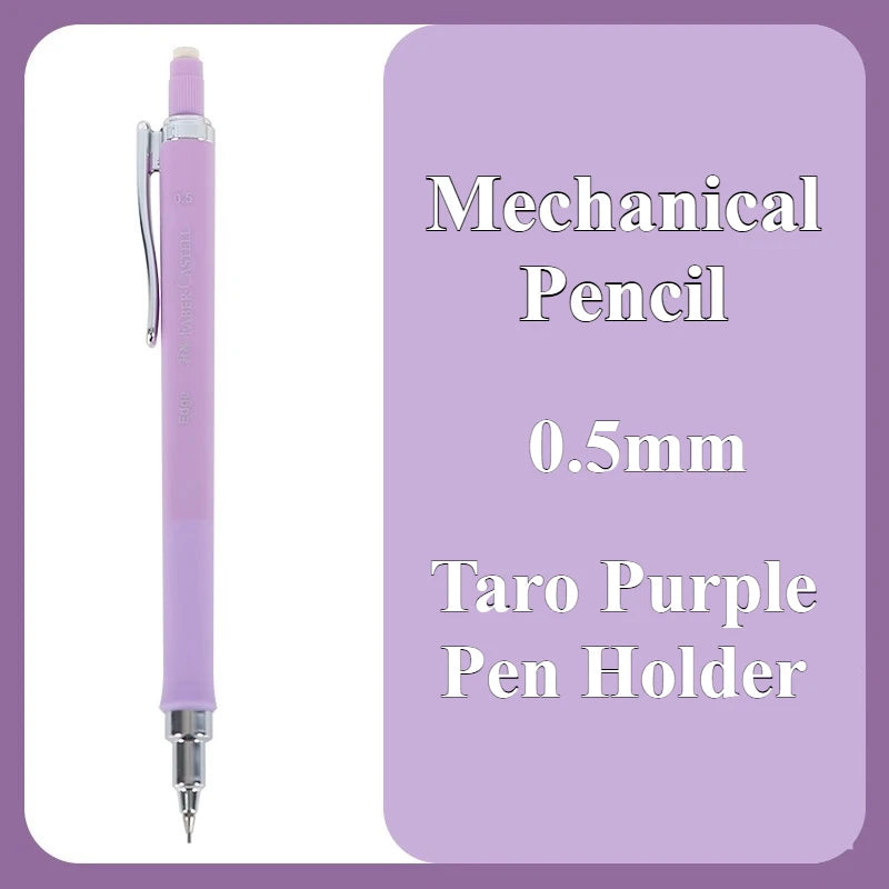 Lápiz mecánico FABER-CASTELL, lápiz de dibujo automático de 0,5 m con adhesivo de agarre suave, suministros escolares para estudiantes de escritura
