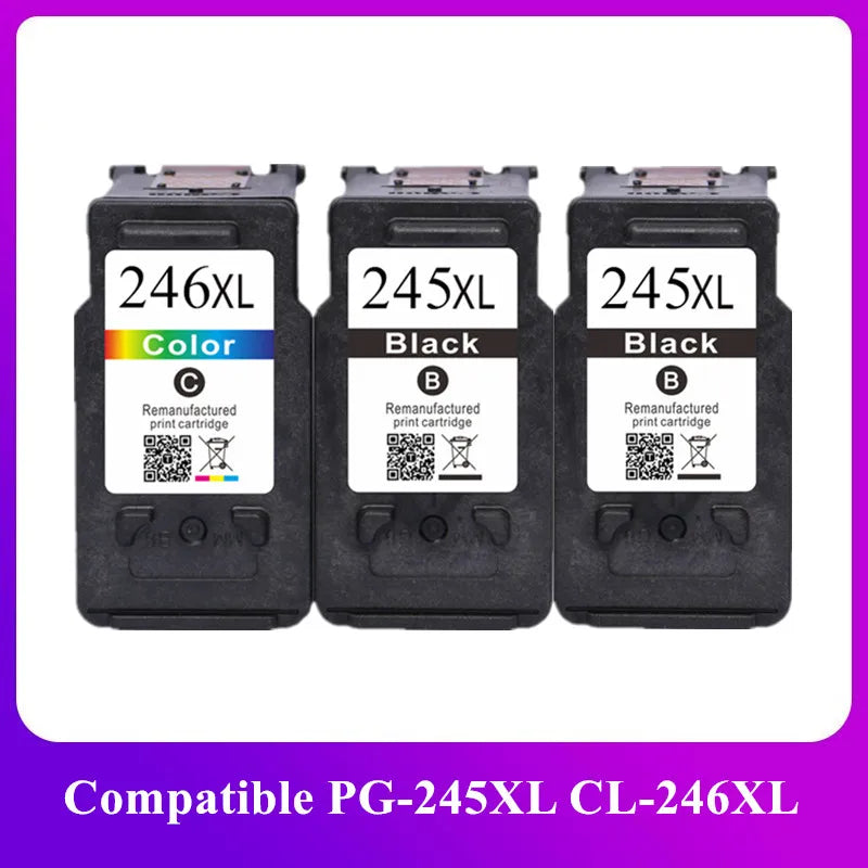 PG-245XL 245XL 246XL PG245 CL246 cartucho de tinta para Canon PG 245 PG-245 CL 246 para impresora Pixma iP2820 MX492 MG2924 MG2520