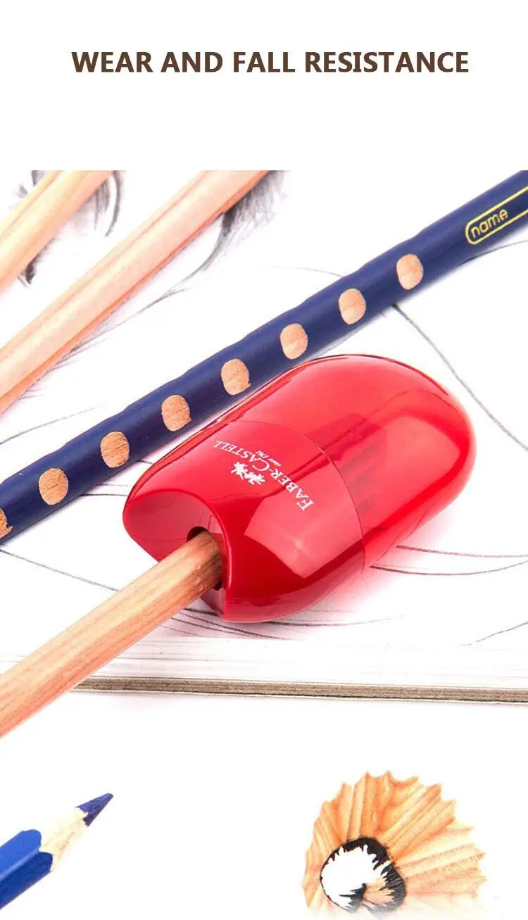 Faber Castell-Sacapuntas Kawaii para niños, Sacapuntas de un solo/doble agujero, material escolar para la vuelta a la escuela