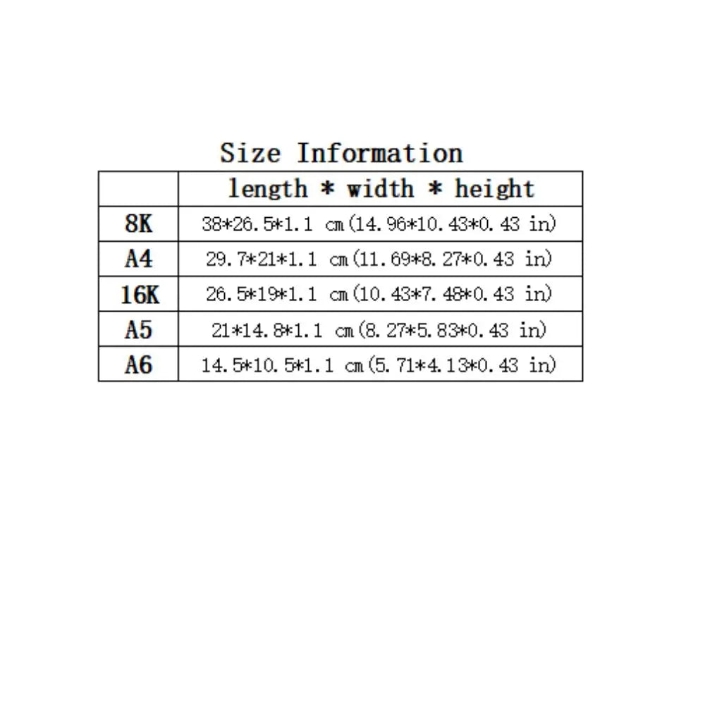Cuaderno de Hojas Sueltas con Encuadernación Superior A4 A5 A6 8K 16K para Tomar Notas, Bloc de Notas, Diario, Libreta, Material Escolar