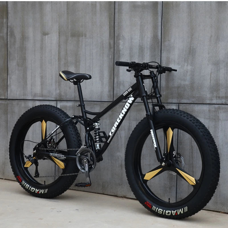 Bicicleta de Montaña todoterreno de velocidad Variable para playa, nieve, absorción de impacto, neumático Extra ancho 4,0 grande para adultos, bicicleta Unisex para estudiantes