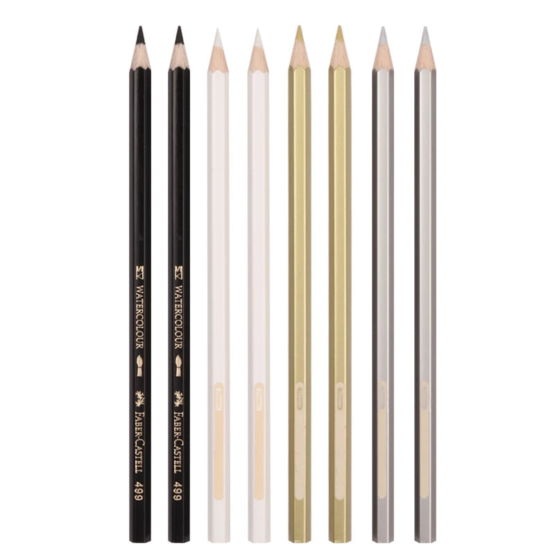 Lápices de acuarela profesionales Faber Castell, lápices de colores solubles en agua para artistas, dibujo, bocetos, pintura, suministros de arte