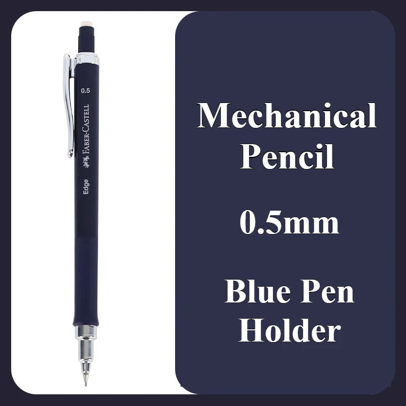 Lápiz mecánico FABER-CASTELL, lápiz de dibujo automático de 0,5 m con adhesivo de agarre suave, suministros escolares para estudiantes de escritura