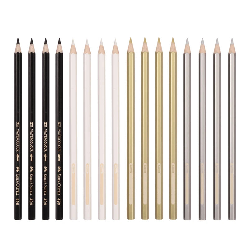 Lápices de acuarela profesionales Faber Castell, lápices de colores solubles en agua para artistas, dibujo, bocetos, pintura, suministros de arte