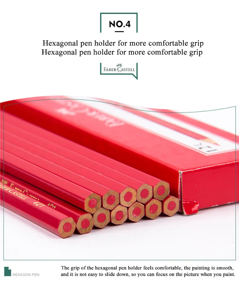 Lápices de acuarela profesionales Faber Castell, lápices de colores solubles en agua para artistas, dibujo, bocetos, pintura, suministros de arte