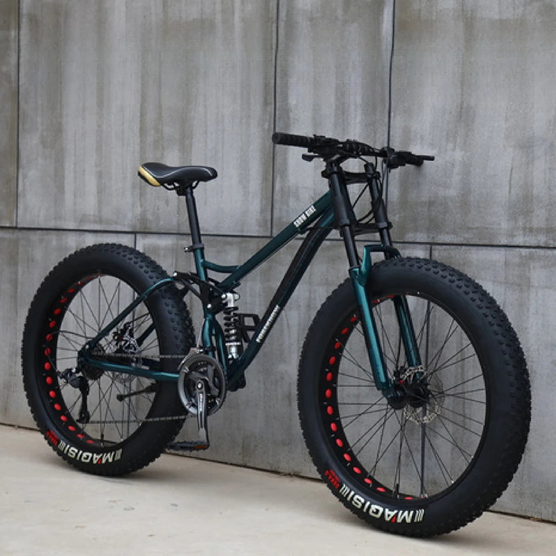 Bicicleta de Montaña todoterreno de velocidad Variable para playa, nieve, absorción de impacto, neumático Extra ancho 4,0 grande para adultos, bicicleta Unisex para estudiantes