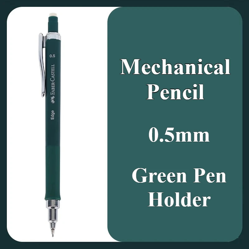 Lápiz mecánico FABER-CASTELL, lápiz de dibujo automático de 0,5 m con adhesivo de agarre suave, suministros escolares para estudiantes de escritura