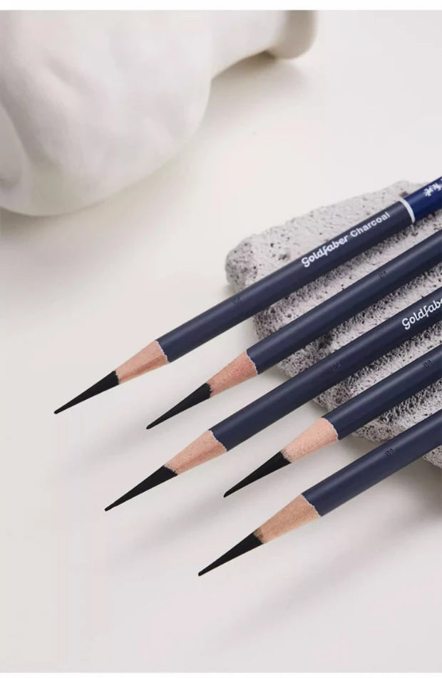 5/10 Uds Faber Castell Goldfaber carbón grafito juego de bocetos lápices para dibujar bocetos sombreado artistas suministros de arte
