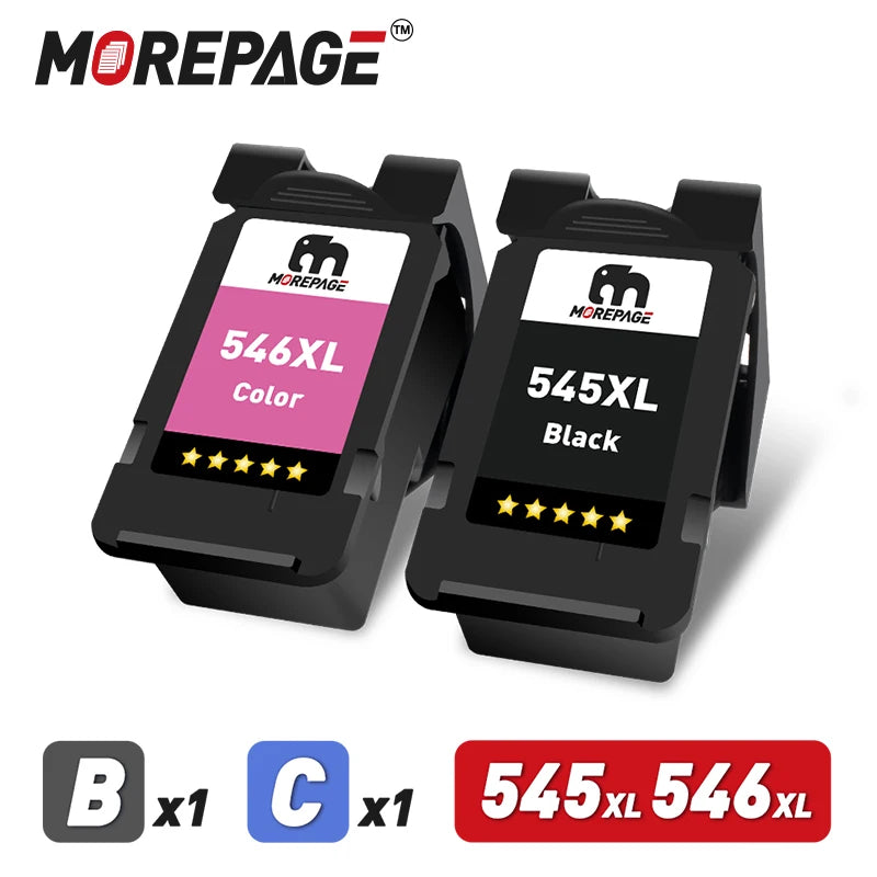 Reemplazo de cartucho de tinta 545XL para impresora Canon 545 546 XL Compatible con Pixma MG3053 MX490 MX494 MX495 PG545 CL546