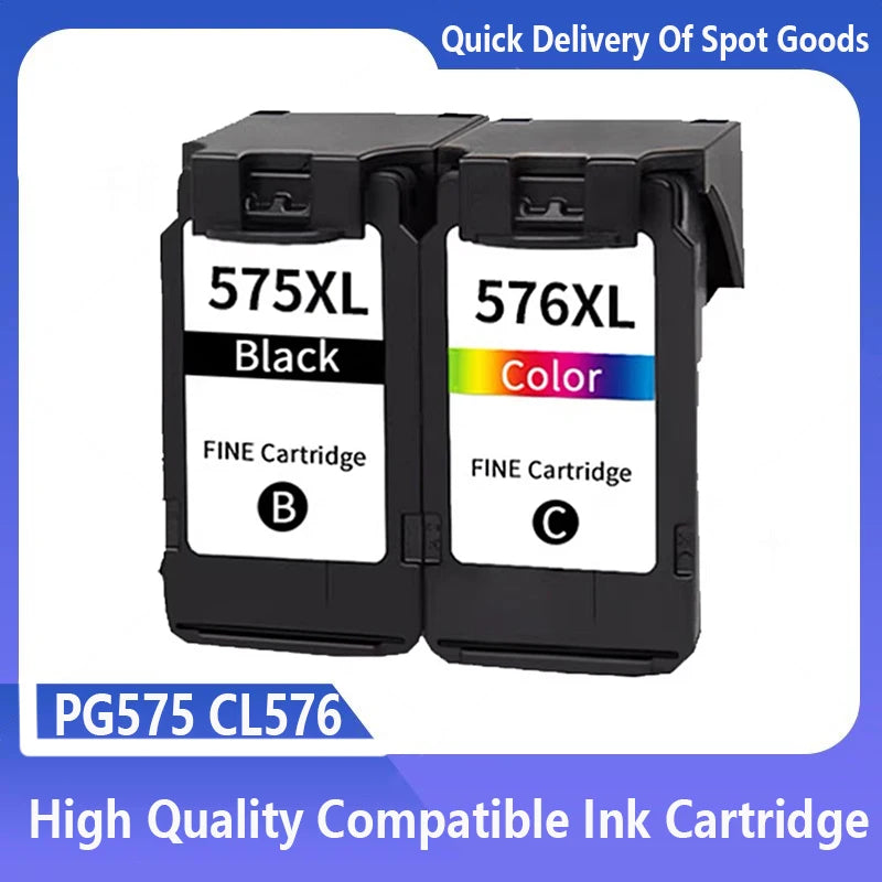 PG575 CL576 cartucho de tinta remanufacturado 575XL 576XL PG-575 CL-576 para impresora Canon PIXMA TS3550i TS3551i TR4750i TR4751i