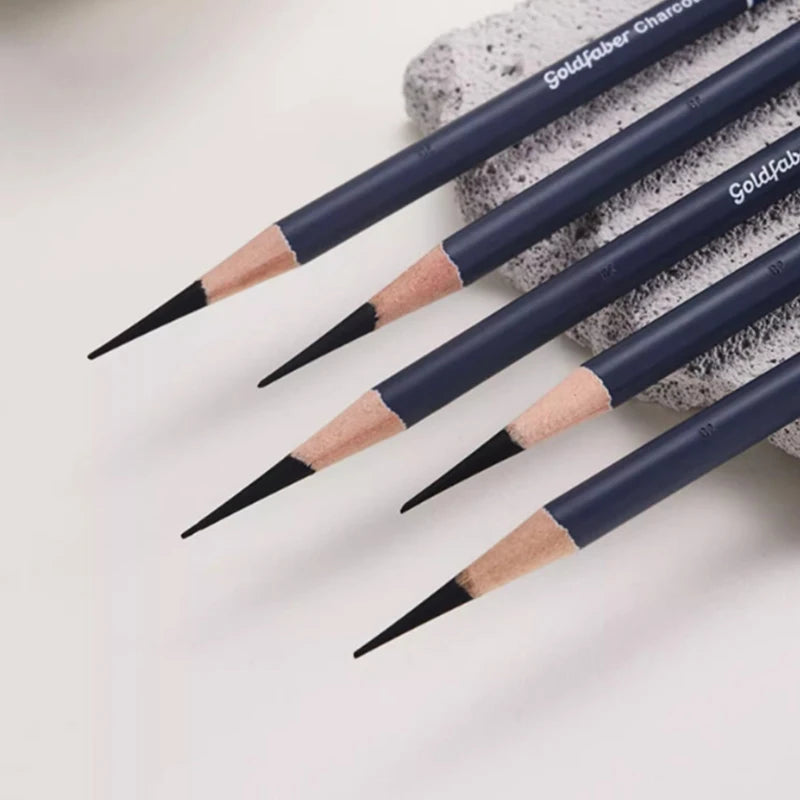 5/10 Uds Faber Castell Goldfaber carbón grafito juego de bocetos lápices para dibujar bocetos sombreado artistas suministros de arte