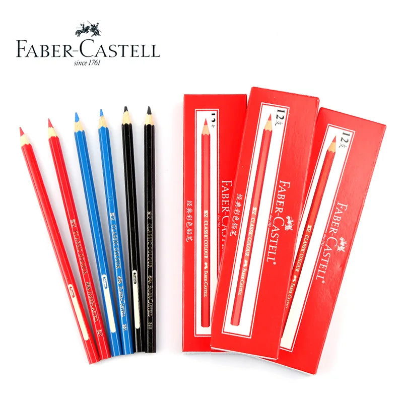 Lápices de acuarela profesionales Faber Castell, lápices de colores solubles en agua para artistas, dibujo, bocetos, pintura, suministros de arte